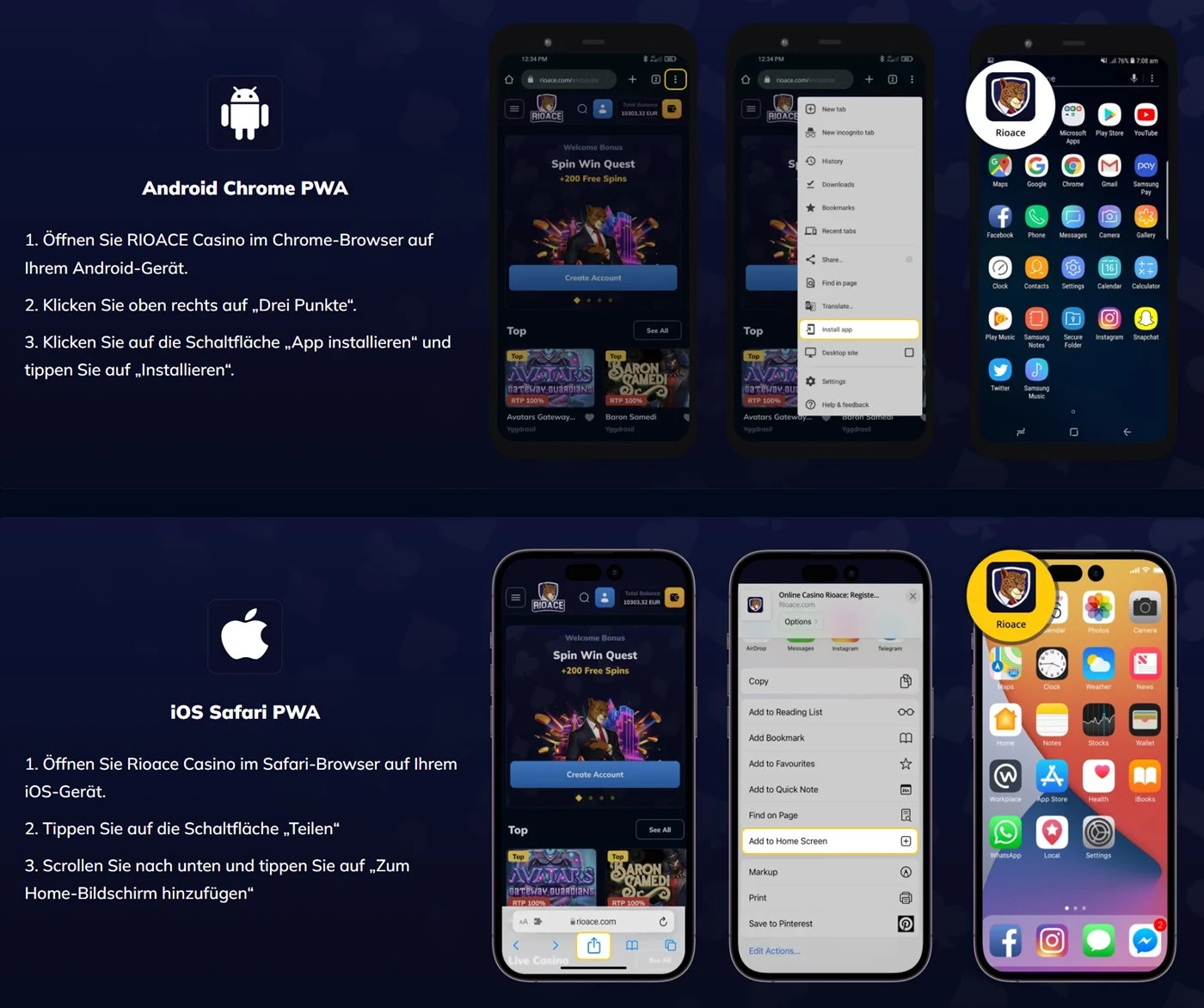 rioace app